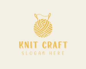 Yarn Crocheting Embroidery logo design