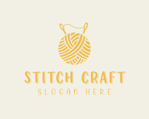 Yarn Crocheting Embroidery logo design