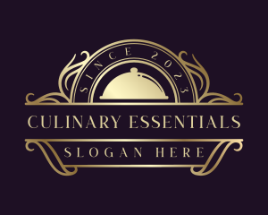 Culinary Restaurant Cloche logo design