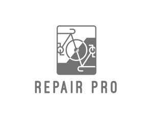 Bicycle Repair Mechanic logo design