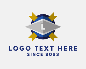 Banner - Buckler Shield Protect logo design