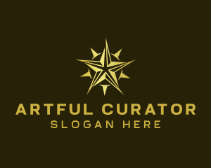 Star Compass Navigator logo design