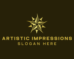 Star Compass Navigator logo design