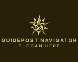 Star Compass Navigator logo design