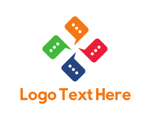 Social - Chat Bubble Messaging Community logo design