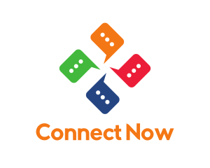 Meetup - Chat Bubble Messaging Community logo design