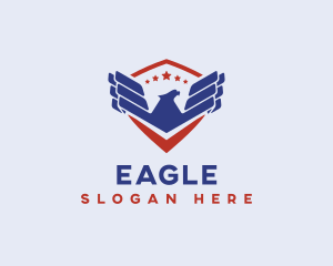 Eagle Wings Aviation logo design