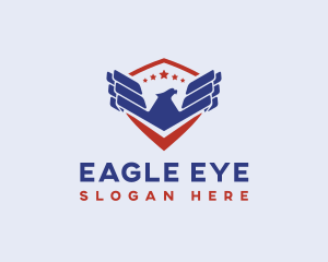 Eagle Wings Aviation logo design