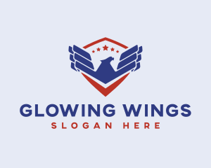 Eagle Wings Aviation logo design