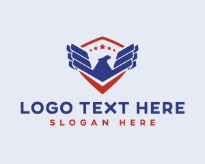 Usa - Eagle Wings Aviation logo design