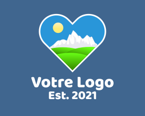 Image - Heart Environmental Landscape logo design