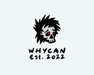 Skate Shop - Horror Skull Punk logo design