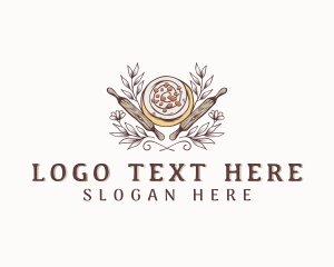 Vintage - Rolling Pin Bakery Bread logo design