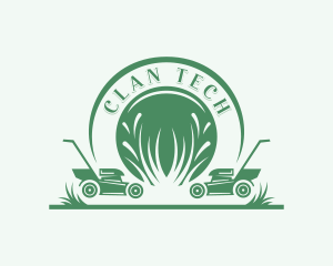 Backyard - Gardening Lawn Mower logo design