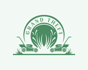 Mowing - Gardening Lawn Mower logo design