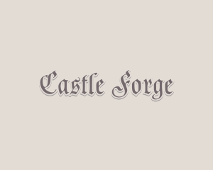 Medieval Gothic Business logo design