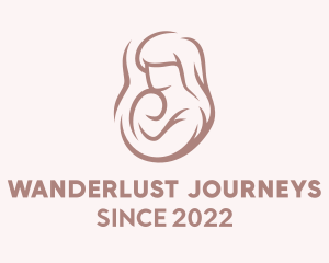 Pregnant - Breastfeeding Charity Childcare logo design
