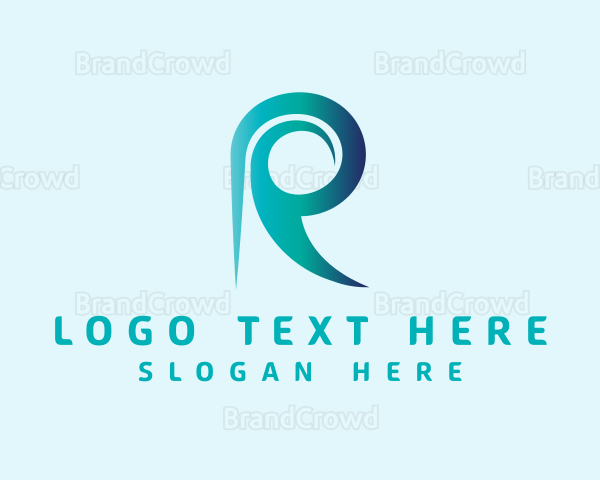 Generic Spiral Business Letter R Logo