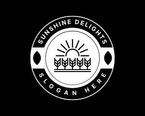 Sunshine - Wheat Farmer Sunshine logo design