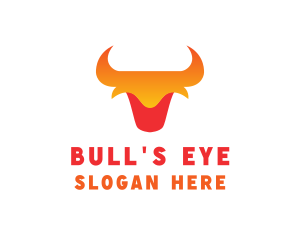 Animal Bull Horns logo design