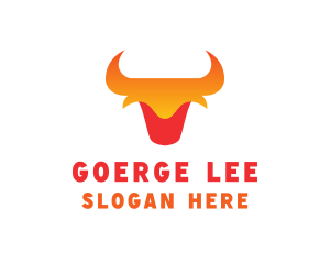 Steakhouse - Animal Bull Horns logo design