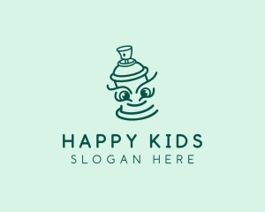 Happy Spray Paint  logo design