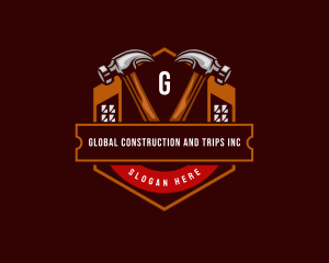 Hammer Builder Renovation logo design