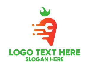 Organic Food - Orange Carrot Repair logo design