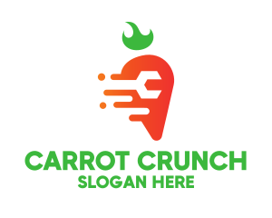 Carrot - Orange Carrot Repair logo design