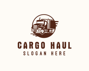 Transport Logistic Truck logo design