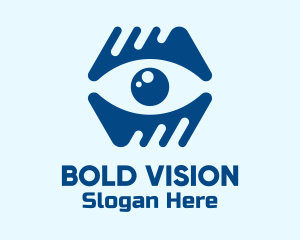 Blue Eye Clinic logo design