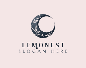 Elegant Crescent Moon Logo