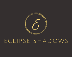 Cursive Circle Lettermark logo design