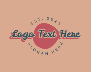 Retro - Retro Feminine Business logo design