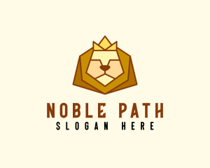 Noble Lion Crown  logo design