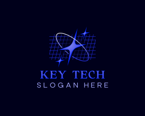 Cyber Tech Star logo design