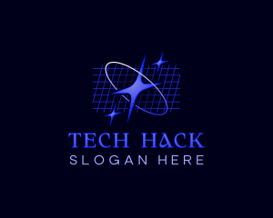 Cyber Tech Star logo design