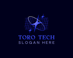 Cyber Tech Star logo design