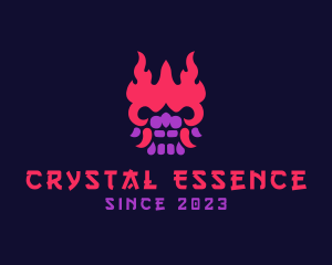 Oni Mask Avatar logo design