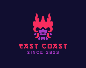 Oni Mask Avatar logo design