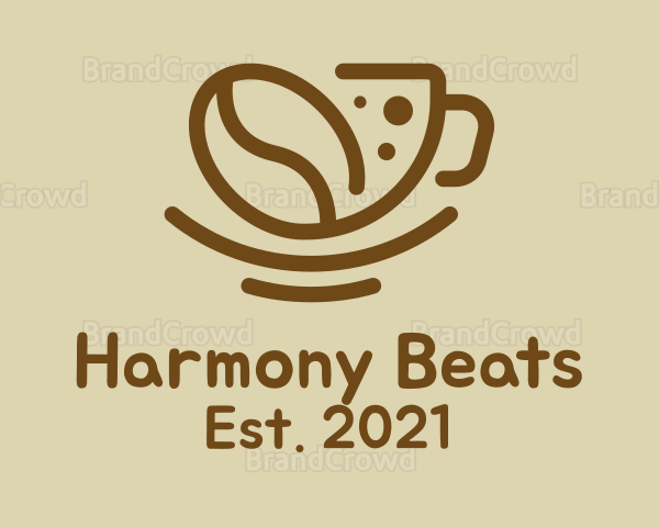 Coffee Bean Cup Logo