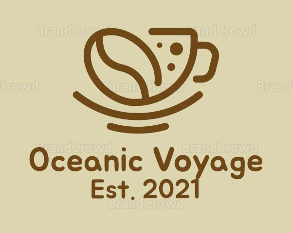 Coffee Bean Cup Logo