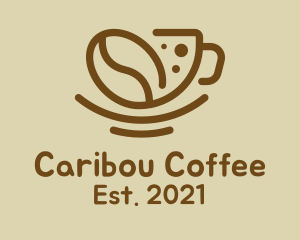 Coffee Bean Cup logo design