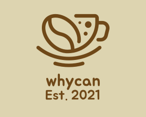 Coffee Mug - Coffee Bean Cup logo design