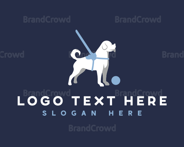 Dog Harness Leash Logo