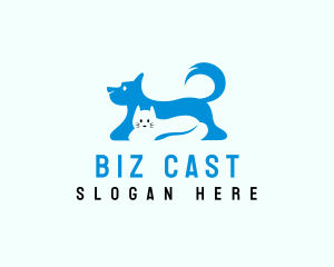 Shelter - Dog Cat Pet Care logo design