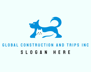 Vet - Dog Cat Pet Care logo design