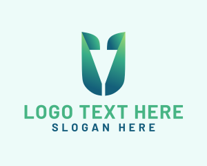 Eco - Arrow Plant Gardening logo design