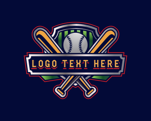 Softball - Baseball Bat Tournament logo design