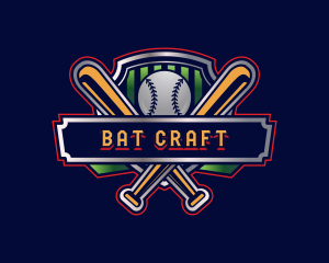 Baseball Bat Tournament logo design